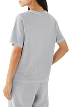 Everywear Regular T-Shirt:Ice Grey/ Pigment Garment Dye:XS