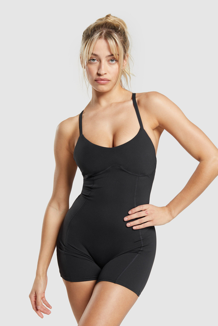 Strappy All In One:BLACK:XS