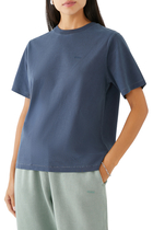Everywear Regular T-Shirt:Heavy Blue/ Pigment Garment Dye:XS