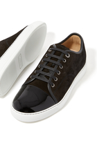 DBB1 Suede and Patent Leather Sneakers