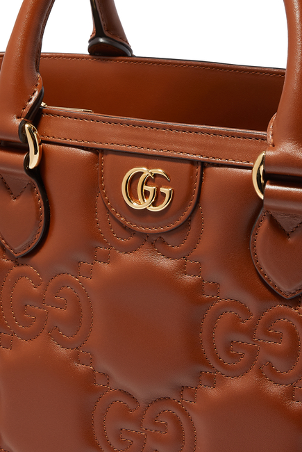 حقيبة يد مبطنة بشعار GG