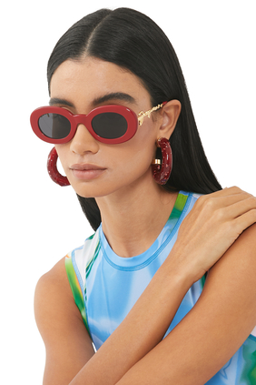 نظارة شمسية برالو بتصميم بيضاوي