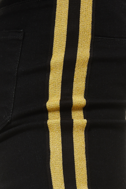 بنطال جينز بخطوط جانبية