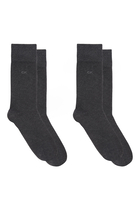 Casual Flat Knit Socks, Set of 2