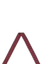 ربطة عنق شادو بنقشة حرفي شعار الماركة حرير
