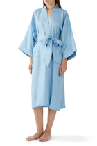 Sabine Powder Silk Robe