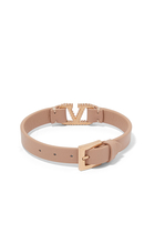  VLogo Signature Leather Bracelet