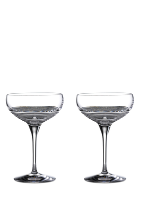 Waterford Mixology Circon Cocktail Coupe Glasses, Set of Two