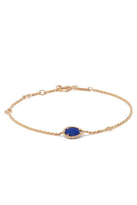 Serpent Bohème Diamond And Lapis Lazuli XS Motif Bracelet
