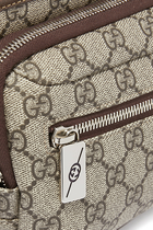 حقيبة خصر بنقشة حرفي شعار الماركة
