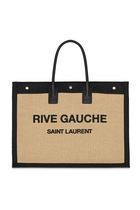 حقيبة يد مطبوعة باسم مجموعة Rive Gauche
