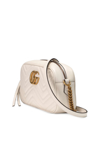 حقيبة كتف مارمونت صغيرة بتصميم مبطن وشعار GG