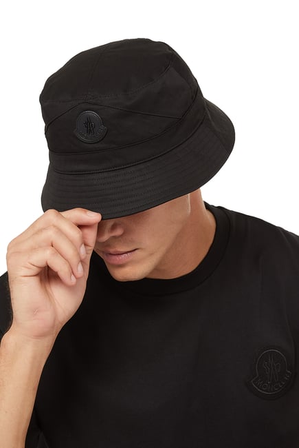 قبعة باكيت قطن برقعة شعار الماركة