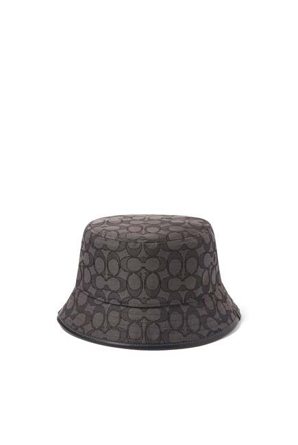 قبعة باكيت بنقشة شعار الماركة جاكار
