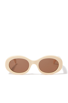نظارة شمسية تريومف بإطار بتصميم بيضاوي