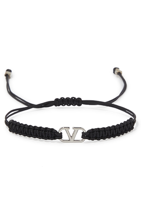 V Logo Signature Bracelet