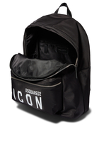 حقيبة ظهر نايلون بشعار Icon