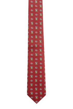ربطة عنق للأطفال حرير بنقشة جاكار