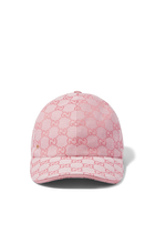 قبعة بيسبول قماش قنب سوبريم بنقشة حرفي شعار الماركة