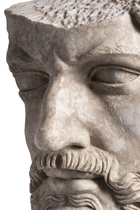 قطعة ديكور منحوتة بتصميم تمثال نصفي للوسيوس فيروس