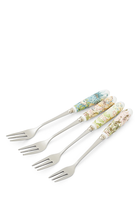 Morris & Co Pastry Forks, Set of Four