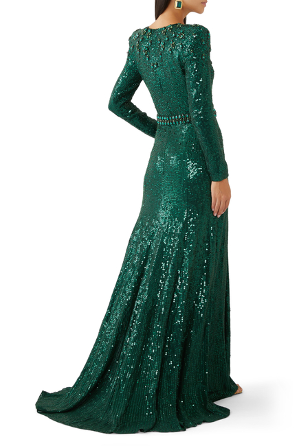 Georgia Long Sleeve Gown