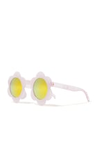 نظارة شمسية سولاي للأطفال بإطار بتصميم زهرة