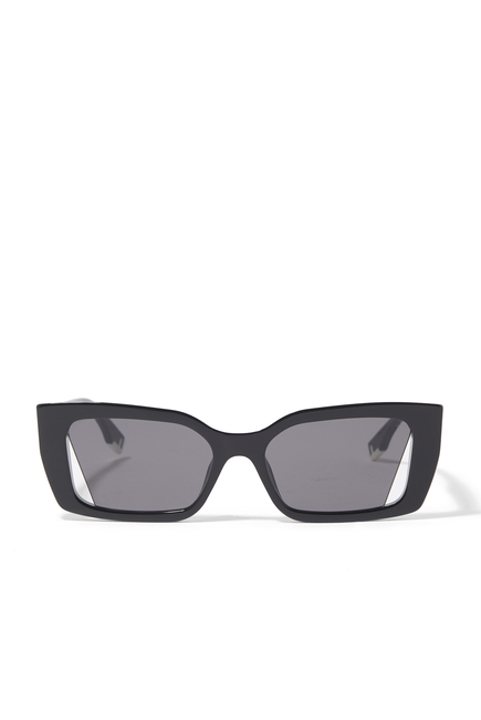 نظارة شمسية فندي واي بإطار مستطيل