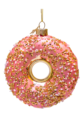 Glass Donut Ornament