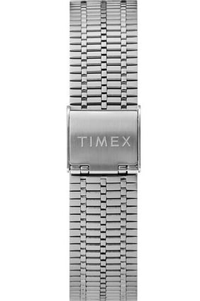 Timex Blue Dial Silver Metal Watch