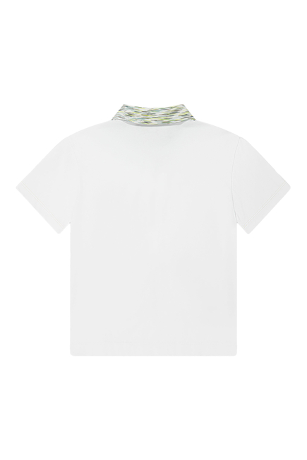 قميص بولو بطبعة شعار الماركة للأطفال