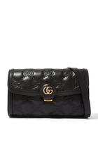 حقيبة صغيرة مبطنة بشعار GG