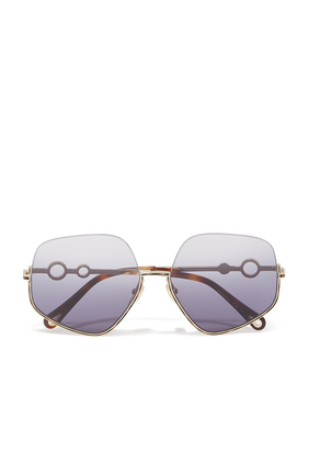 Sofya Pentagonal Sunglasses
