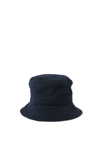 قبعة باكيت تيري أسود