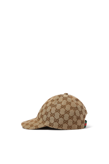 قبعة بنقشة شعار GG