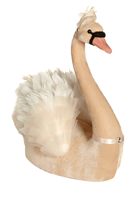 Feather Tulle Swan Ballerina
