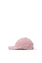 قبعة بيسبول قماش قنب سوبريم بنقشة حرفي شعار الماركة