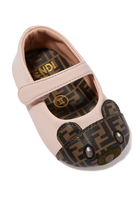 حذاء بالرينا للبنات بتصميم الدب تيدي