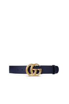 حزام جلد مارمونت بشعار حرفي GG