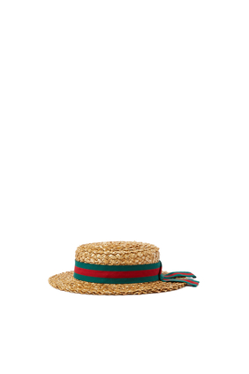 Ribbon Straw Hat