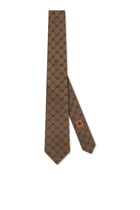 ربطة عنق بنقشة حرفي شعار الماركة حرير جاكار