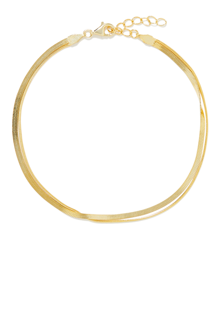 Ohana Bracelet, 14k Vermeil on Sterling Silver