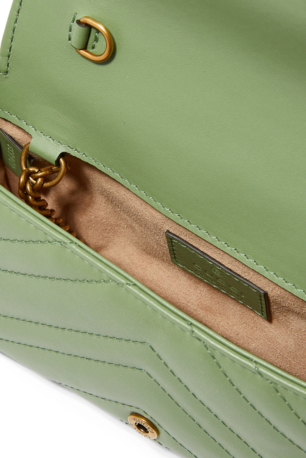 حقيبة مارمونت سوبر ميني بشعار GG جلد مبطن