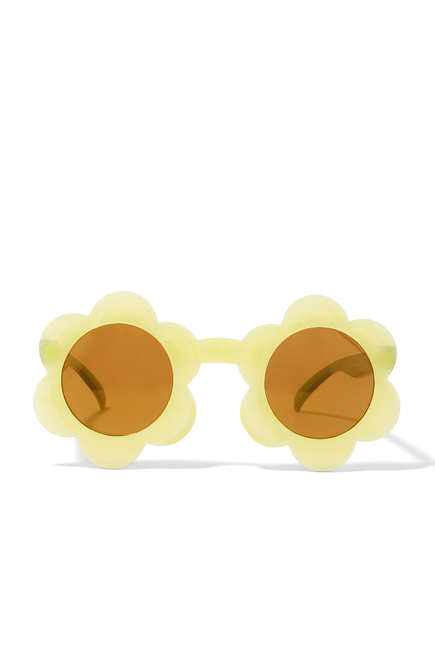 نظارات شمسية سولي بتصميم زهرة عباد الشمس للأطفال