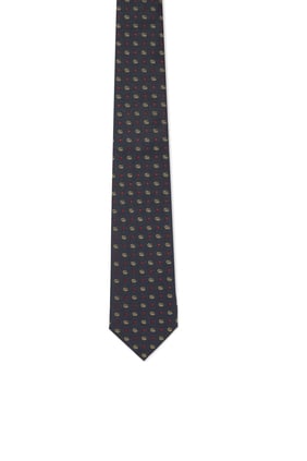 Double G and Stars Silk Jacquard Tie