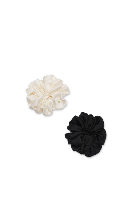 Pearl Scrunchie, Pack of 2