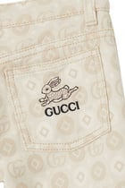 بنطال جينز بشعار GG