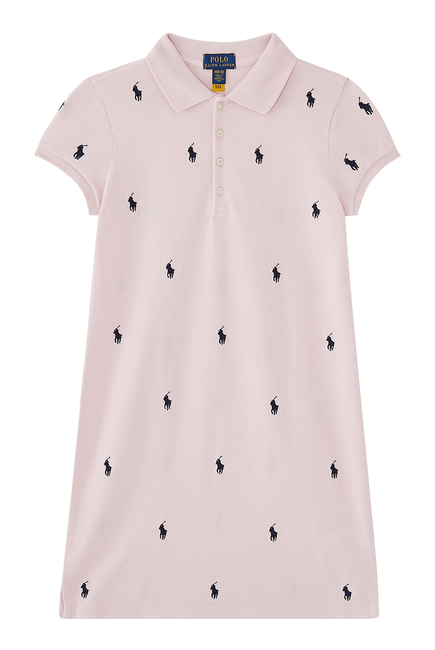 Kids Embroidered Polo Dress