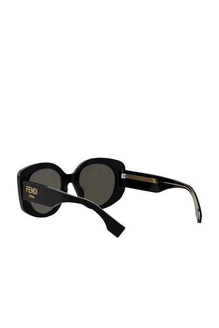 نظارة شمسية فندي روما بإطار سميك