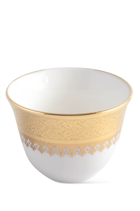 Porcelain Cawa Cup, Set of 6